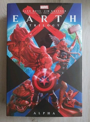 Earth X Trilogy Omnibus Alpha Alex Ross RARE OOP HTF 