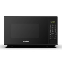 Hyundai Digital Microwave 800W 20L Stainless Steel 11 Power Levels  Black