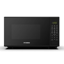 Hyundai Digital Microwave 800W 20L Stainless Steel 11 Power Levels  Black