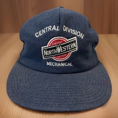 Chicago And Northwestern Railroad System Central Division Mechanical Mesh Cap
