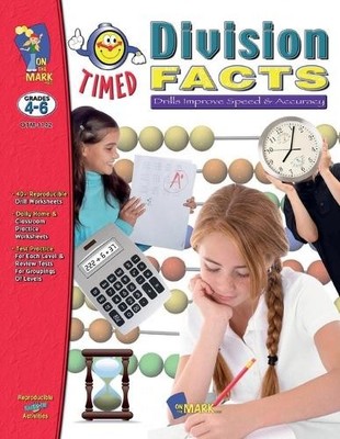 Ruth Solski Timed Division Drill Facts Grades 4-6 (Taschenbuch)
