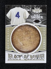2024 Leaf Lumber Bat Knob Relics 1/1 Duke Snider #BK-27 HOF n8a
