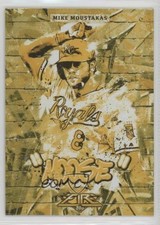 2017 Topps Fire Monikers Gold Minted Mike Moustakas #M-18 k0w