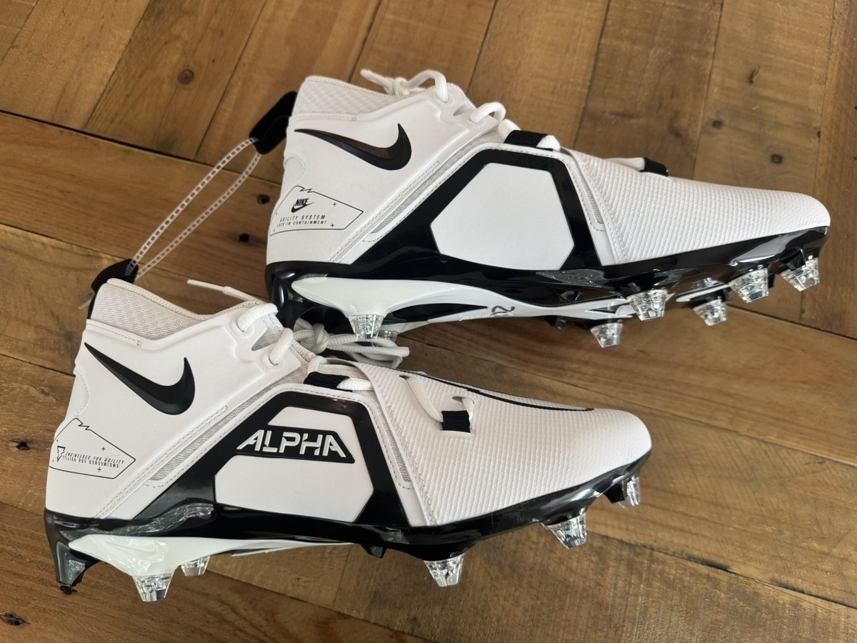 Nike Alpha Menace Pro 3 Detach Football Cleats DH3293-100 White