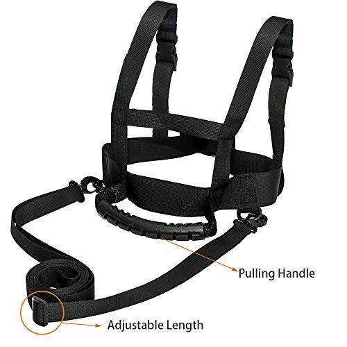  Kids Ski Harness Heavy Duty Ski Shoulder Training Harness Ski Training Leash 