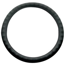 United Pacific Universal 18 Black Engineered Leather Steering Wheel Cover 70111