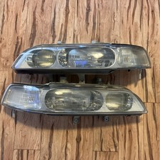 91-95 JDM Acura Honda Legend 2dr 1-piece Headlights OEM KA8 Coupe OEM Stanley