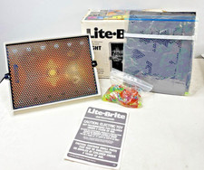 Vintage Lite Brite Complete with Pegs Papers - WORKING 1990