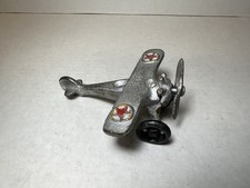 Vintage Cast Iron Airplane with Propeller 4.5" Long