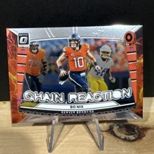 2025 Panini Donruss Optic - Chain Reaction Bo Nix #8