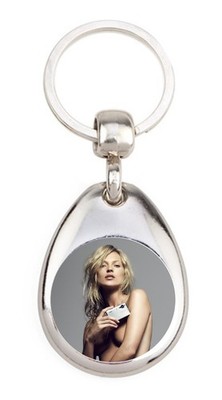 Kate Moss 2 - Schlüsselanhänger aus Metall