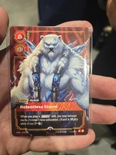 Riftbound Volibear Relentless Storm METAL Card Las Vegas Regional Prize Wall