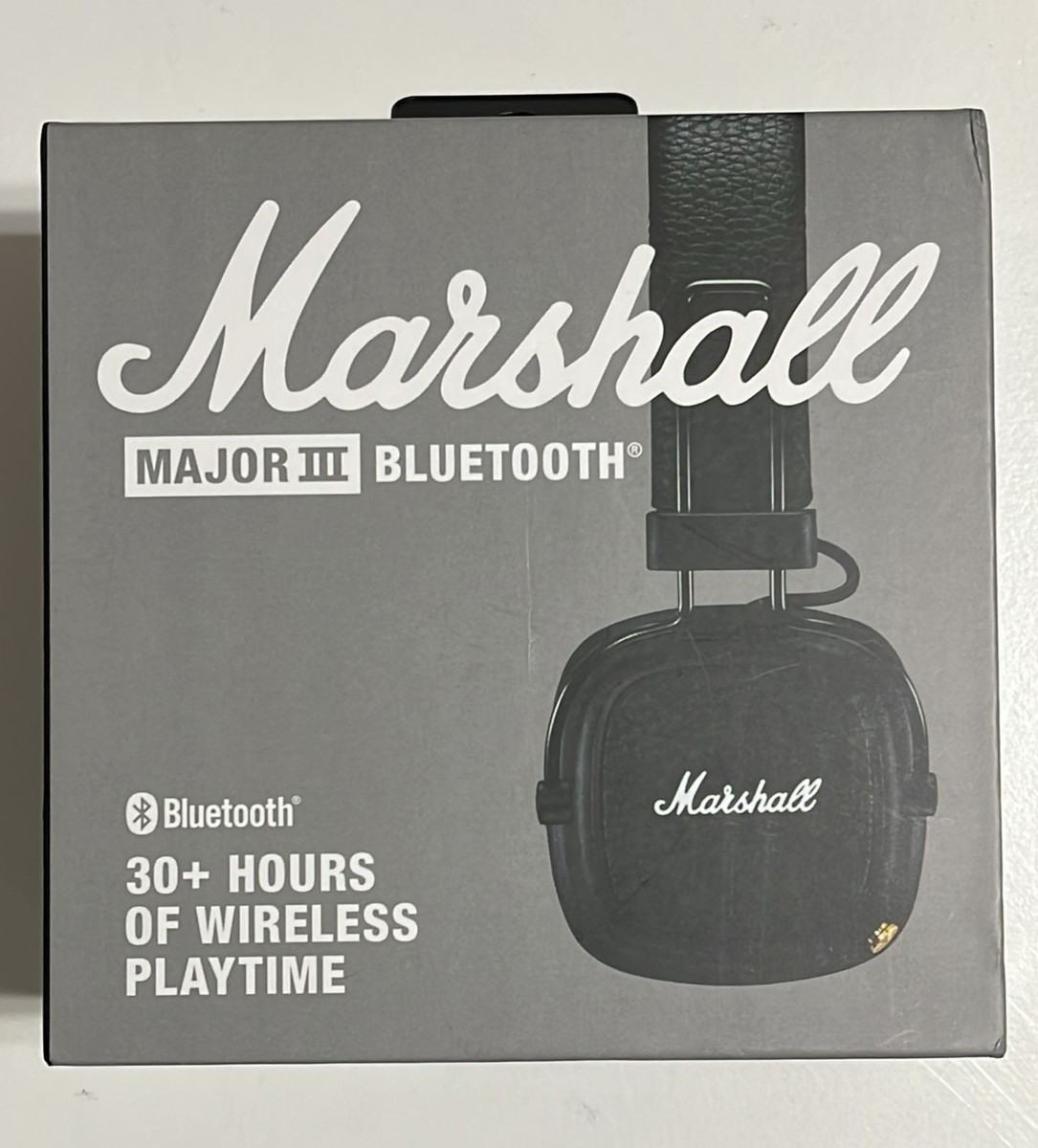 Marshall Major III Bluetooth Wireless On-ear Headphones Black for