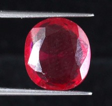 6.60 Ct Cushion Cut Natural Beryl Bixbite Red Emerald Gemstone Certified T13741