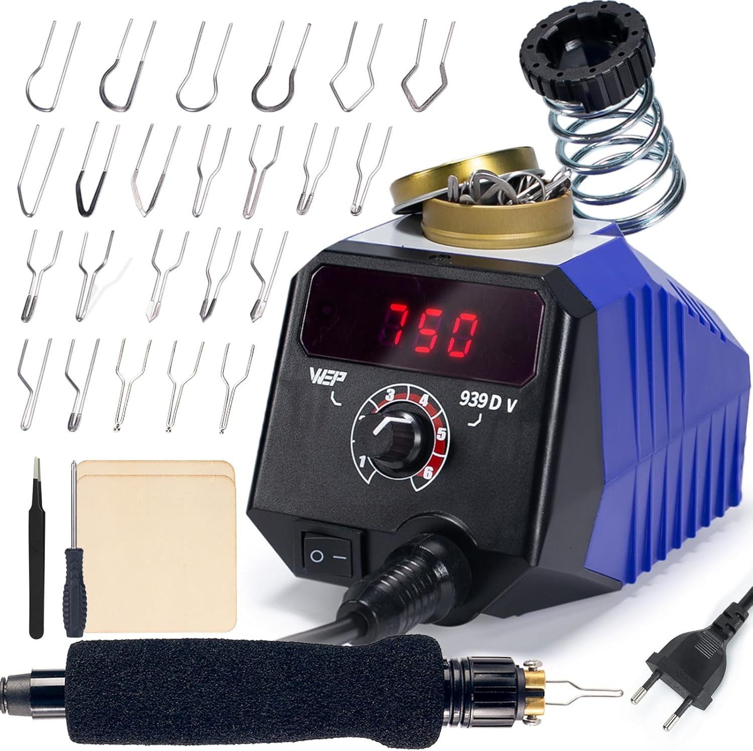 Pirografo 939D-V 250-750℃ | Stazione Incisione Professionale 20 Punte