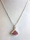 Mexico 925 Arroyo Opal pendant on an 18" box link chain