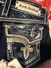 True Religion & Rock Revival Mixed Lot Solid Denim Jeans 1 pair Made in USA — photo 3