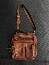 Vintage Orvis Brown Bullhide Leather Briefcas...