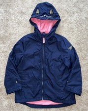 OshKosh B  gosh Kids Size 6X Navy Blue Hooded Jacket W/ Cat Ears Lightweight
