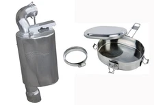 Starting Line Products 09-334 Exhaust Silencer & 46-107 Trail Chef Cooker Kit