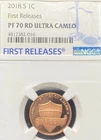 Photo of a 2018-S Lincoln Shield Cent Proof from an eBay listing that sold on Jul 17, 2026