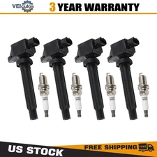 4pcs ignition coils+ Iridium Spark Plugs for Suzuki Grand Vitara 2006-2008 UF562