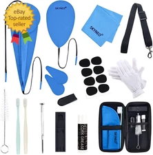 Saxophone Cleaning Kit Clarinet Cleaning Kit with Maintenance Kit Cork Grease