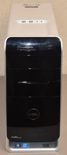 Modded Dell Studio XPS 8100 mATX Computer Case for Sleeper PC Build w/ DVD-RW