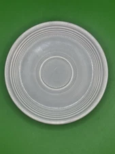Vintage 1930-40's Genuine Fiesta HLC USA- 6" Wide Saucer Plate, Gray