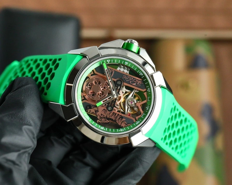 Relógio automático masculino Jacob&Co Czech Leopard xCR7 44MM - Imagem 4 de 4