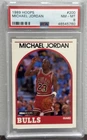 1989-90 NBA Hoops Michael Jordan #200 PSA 8 Chicago Bulls Basketball Card