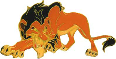 Disney DS The Lion King Scar Pin - Foto 1 di 1