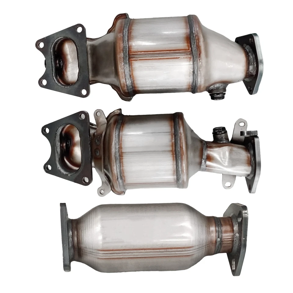 Kit convertidor catalítico banco delantero 1 y 2+trasero para Honda Odyssey 2005-2007 3,5 L Foto 4 de 4