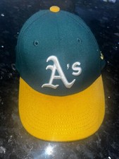 Oakland A's ATHLETICS baseball Cap New Era Hat Co low profile Fitted Hat CHILD