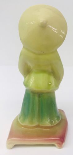 Shawnee Asian Boy With Bowl & Chopsticks Figurine Statue Marked USA 602 Vintage - Picture 2 of 6