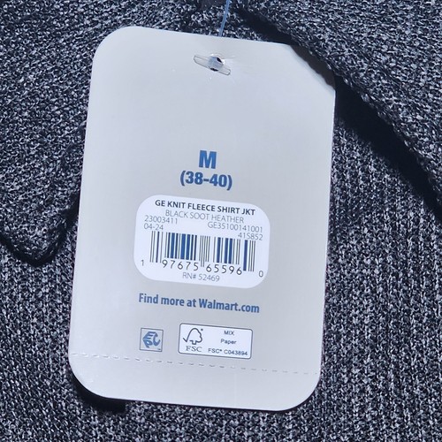 George Men's Snap-Button Knit Fleece Shirt Jacket w/ Chest Pockets - Picture 44 of 64