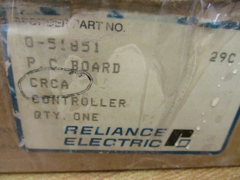 Reliance Electric 0-51851 CRCA Controller Card  O-51851