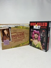 Unsolved Case Files Jamie Banks / Who Killed Mia 2 Pack Mystery Detective Games