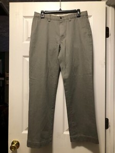 polo ralph lauren 32/29 men's khaki 100%cotton casual pants 