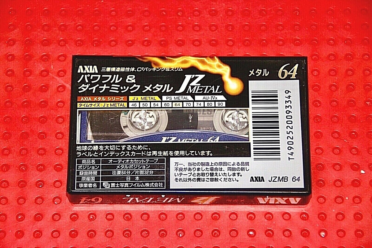 AXIA J'z L メタルポジション AXIA J'Z METAL 64 1993 JAPAN TYPE IV BLANK CASSETTE TAPE (1