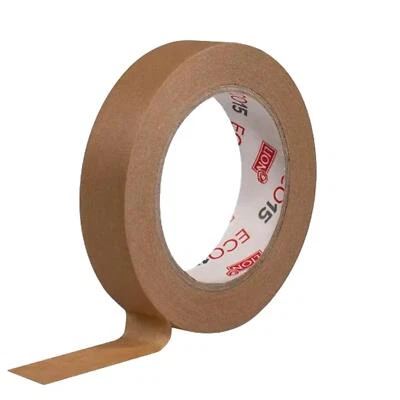 TASKAR Cinta autoadhesiva para encuadre de cuadros Kraft marrón de 25 mm