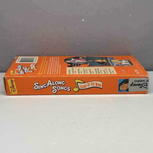 Disney Sing Along Songs Pocahontas Colors of the Wind VHS Video Tape Kids Family - Picture 4 of 12