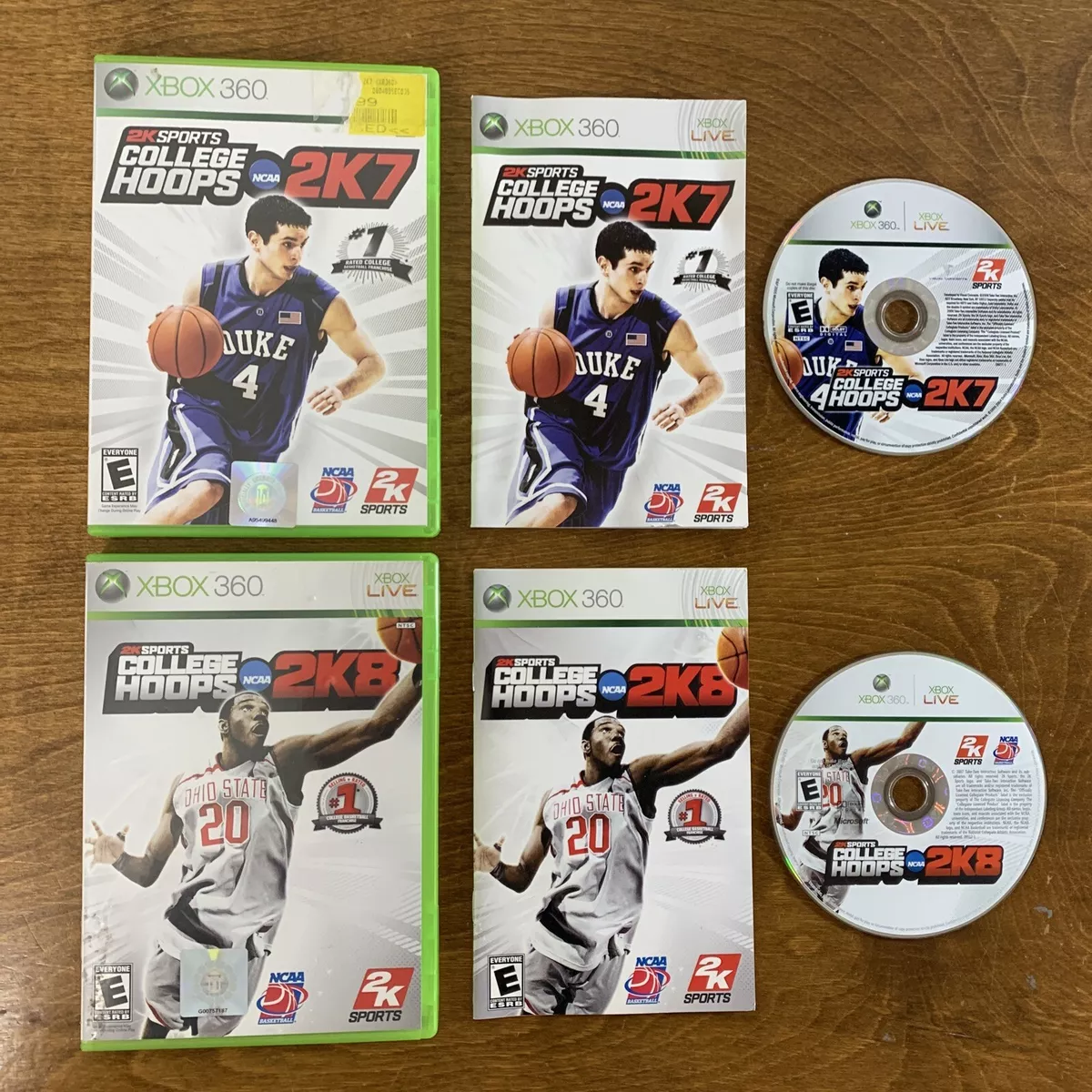 Basketball games (Microsoft Xbox 360) TESTED NBA NCAA