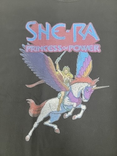 SHE-RA Princess of Power Kid's Black T-Shirt Size 2XL - Picture 2 of 3