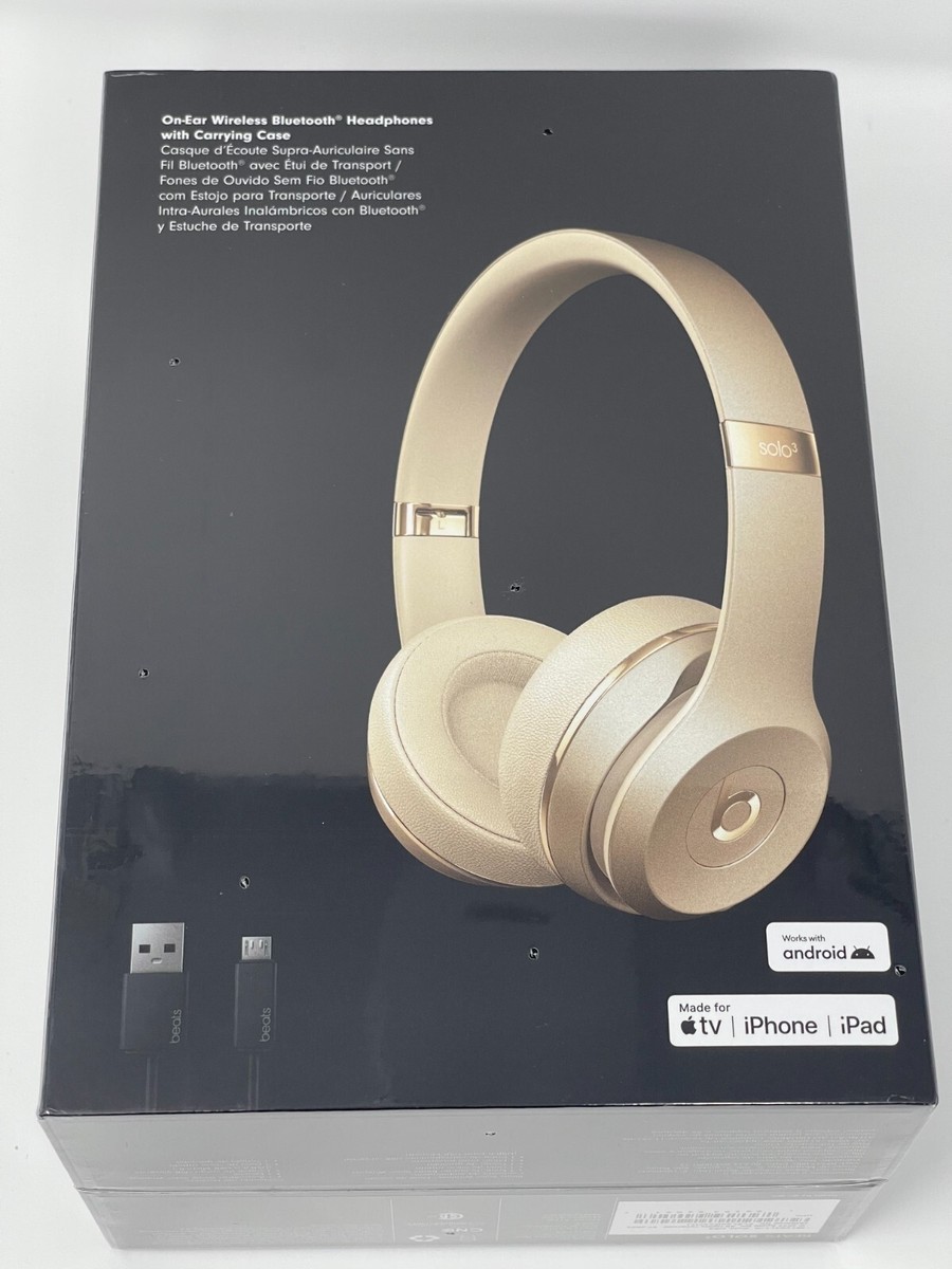 Beats Solo 3 Solo3 Headphones MT283LL/A Wireless With Apple
