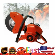 2-stroke Gas Demolition Saw Concrete Cutter Metal Concrete Cut Off Saw & Blade