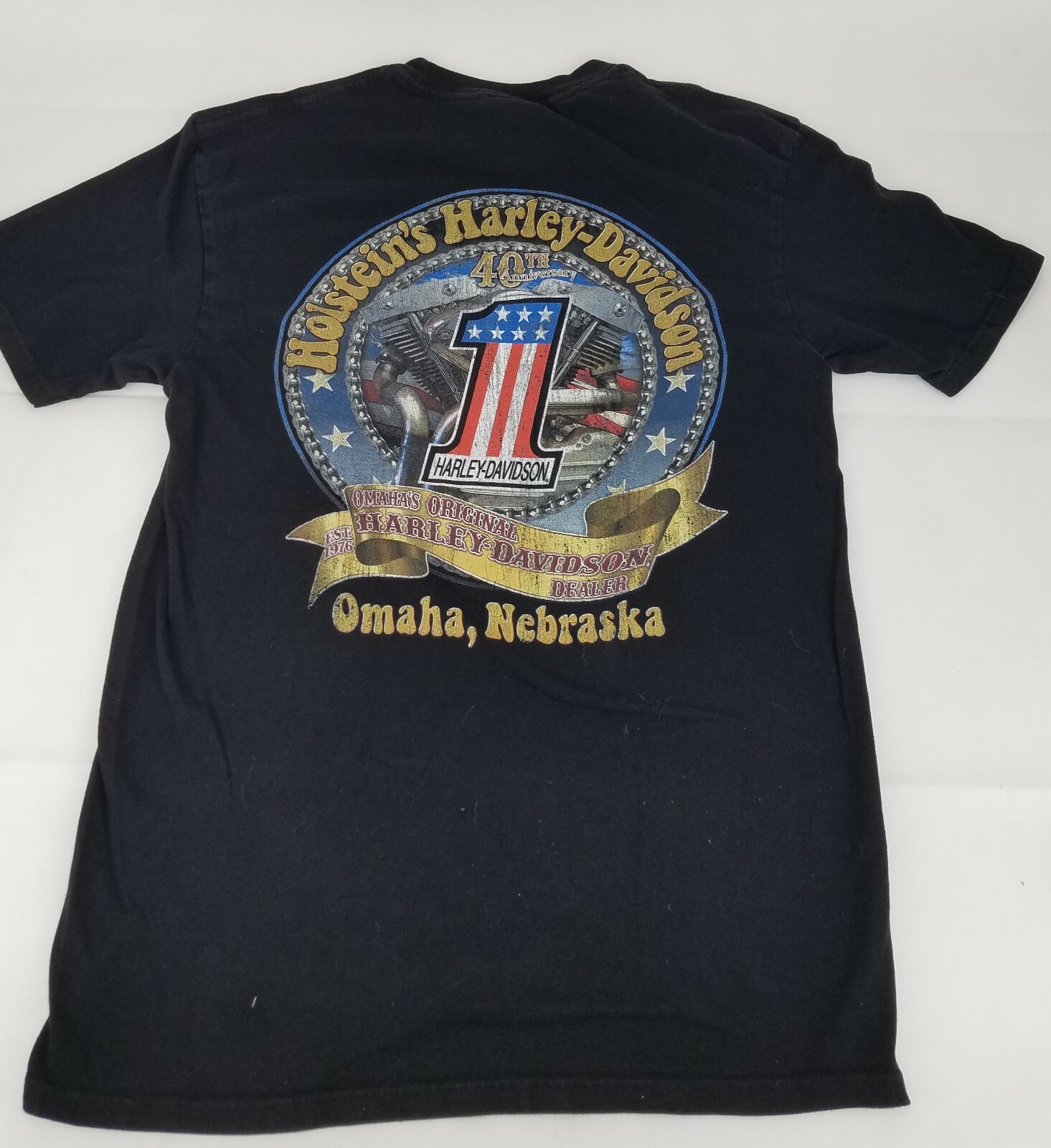 Harley Davidson Cycles T Shirt Holstein's Omaha Nebra… Gem