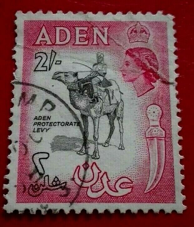 Aden:1953 -1959 New Special price for a limited time Daily Stamps 2 Collectible Sh. OFFicial store Rare Stamp. &