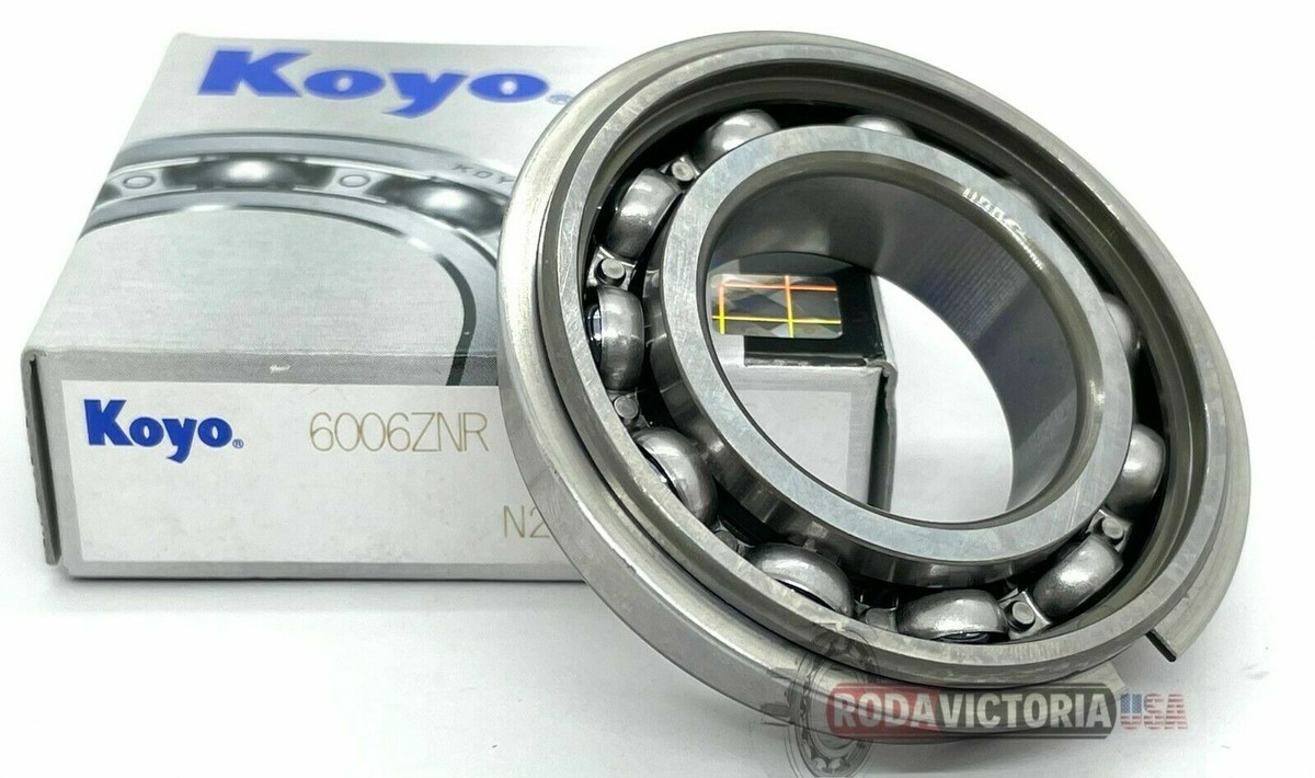 KOYO 6006 Z NR Ball Bearing Metal Shielded One Side + Open