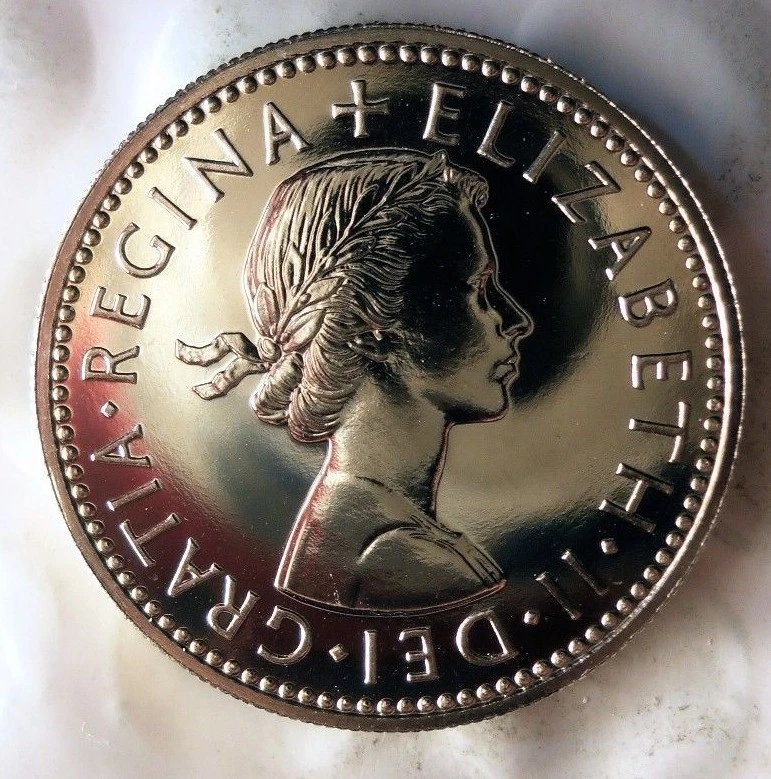 Chelín de Gran Bretaña 1970 - Gran moneda de prueba - Envío gratuito - Britain Bin PR Foto 2 de 2